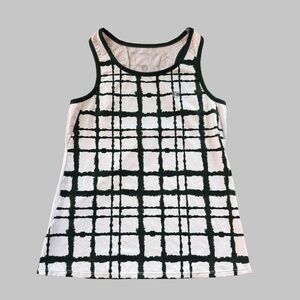 DUC Sport Women’s Tennis Tank Top in Forest Green and White Size XS